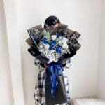 10 Blue White Rose