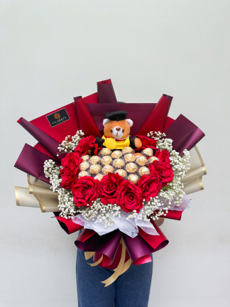 20 Ferero + Rose Graduation Doll