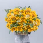 30 Sunflowers Basket