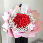 30 Round Red Rose