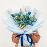 5 Tulip Biru Tua