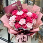 15 Rose Fuchsia Pink