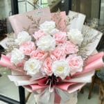 15 Rose Pink White
