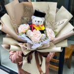 3 Rose Peach Graduation