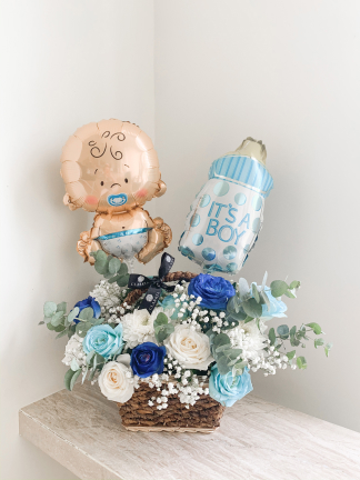 Baby Boy Basket