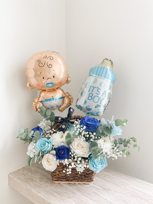 Baby Boy/Girl Basket Arrangement