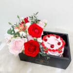Clarkia x Pelangi Cake Red