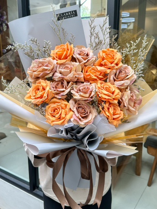 15 Rose Brown Orange