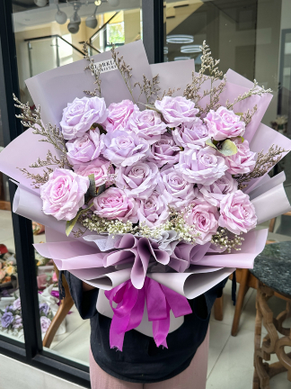 20 Rose Soft Purple