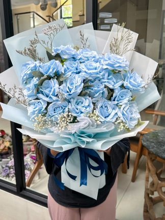 20 Rose Soft Blue