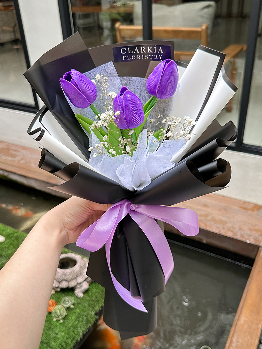 3 Tulip Purple