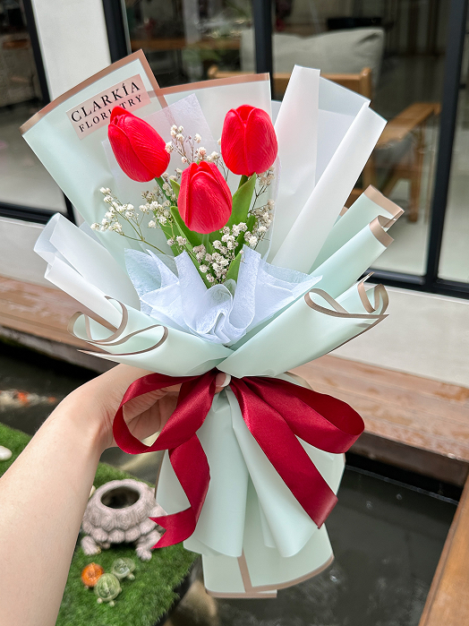 3 Tulip Red