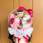 Lobo Balloon Fuchsia Graduation