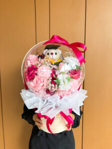 Lobo Balloon Fuchsia Graduation