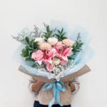 Medium Lily Mix in Blue