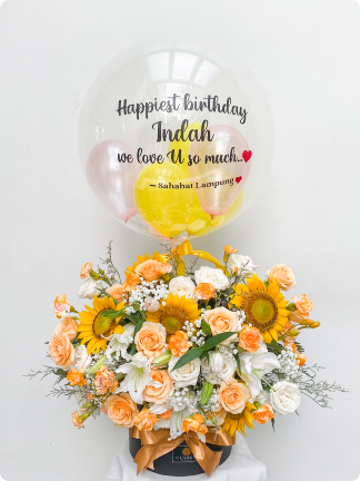 Jumbo Fresh Flower + Balloon